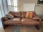 Cassina Maralunga 2x 2-zit caramelbruin leder, 75 à 100 cm, Enlèvement, Utilisé, 150 à 200 cm