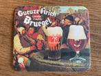 Tapis à bière Gueuze Kriek/Bruegel, Comme neuf, Autres marques, Sous-bock, Enlèvement ou Envoi
