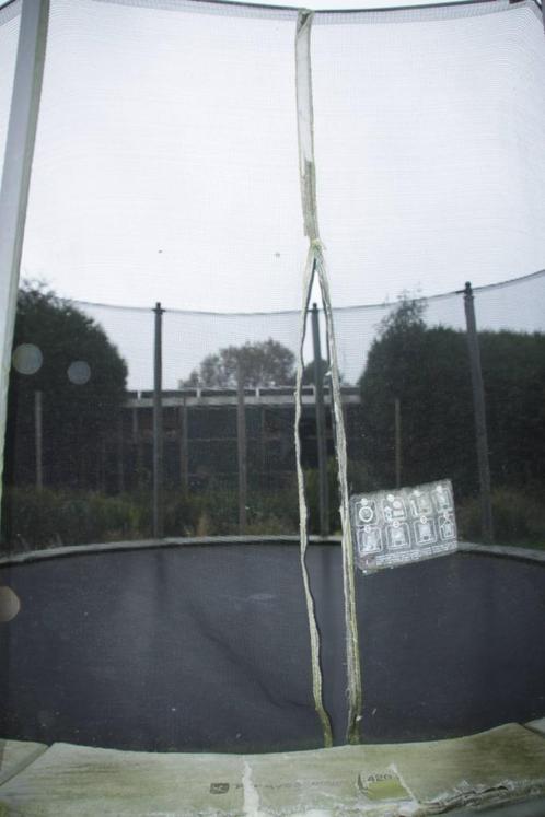 Grote, ronde trampoline van 4,20 m + verankeringsset, Kinderen en Baby's, Speelgoed | Buiten | Trampolines, Gebruikt, Ophalen