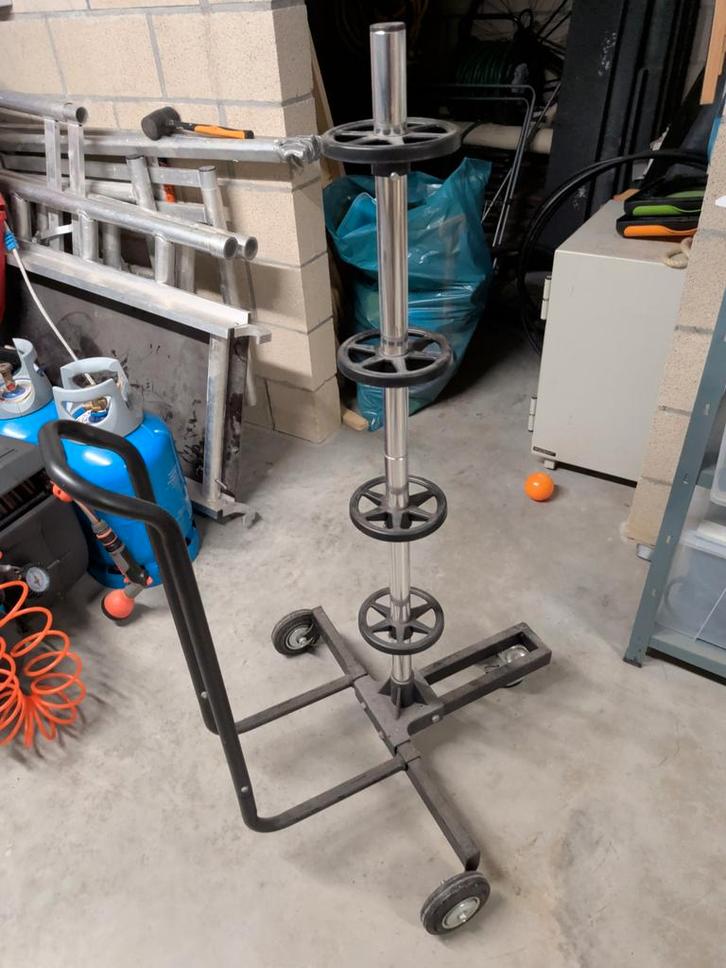 Verrijdbare velgenboom, Auto diversen, Velgenbomen, Ophalen