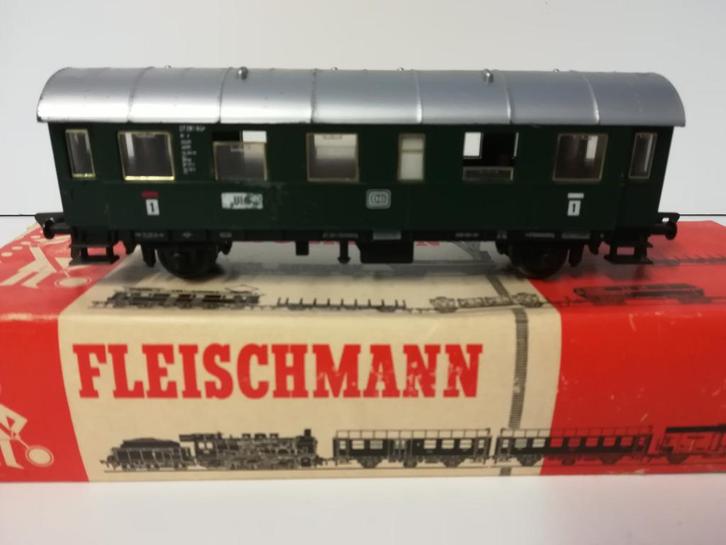FLEISCHMANN 1555 Donnerbuchsen DB 1 klasse "ULM", Hobby en Vrije tijd, Modeltreinen | H0, Gebruikt, Wagon, Fleischmann, Analoog
