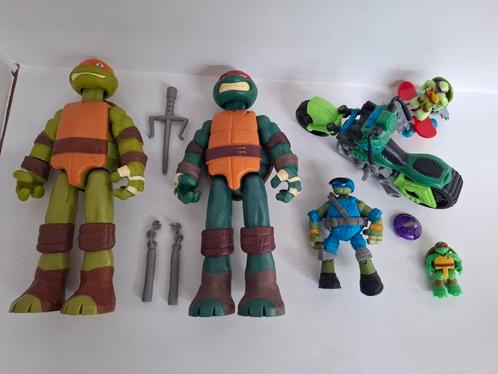 Lot TMNT Teenage Mutant Ninja Turtles figuren, Kinderen en Baby's, Speelgoed | Actiefiguren, Gebruikt, Ophalen of Verzenden