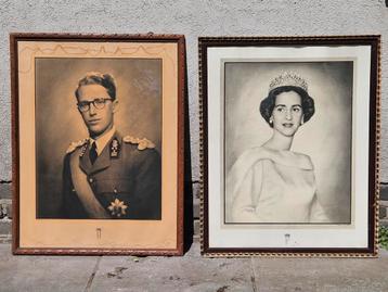 Portraits statiques du roi Baudewijn et de la reine Fabiola, Enlèvement, Comme neuf