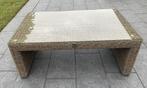 lounge tuintafel met geharde glasplaat 4SO 4seasons outdoor, Ophalen, Zo goed als nieuw, Rechthoekig, Hout