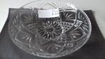 Glazen schaal Diameter 33 cm en H 6.5 cm, Antiek en Kunst, Antiek | Glaswerk en Kristal, Ophalen of Verzenden