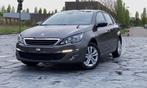Peugeot 308 1.6Turbo Navi/Airco/BT/Led/Alu, Auto's, Zwart, 4 cilinders, Bruin, 1600 cc