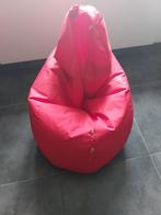 Pouf poire, Maison & Meubles, Sièges-poires, Enlèvement, Comme neuf, Rouge, Pouf