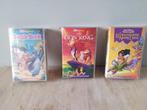 VHS Video The Lion King  Jungle Book  De Klokkenluider Notre, Cd's en Dvd's, Ophalen, Gebruikt, Tekenfilm, Vanaf 6 jaar
