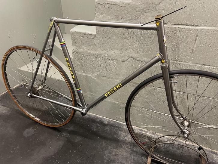 2 retro cyclocross frames+wielen, Fietsen en Brommers, Fietsen | Racefietsen, Gebruikt, 28 inch, Staal, Ophalen