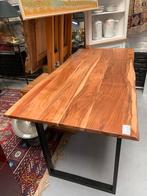 Table à manger bois massif Acacia 140x70x76, 100 à 150 cm, Rectangulaire, 50 à 100 cm, Neuf
