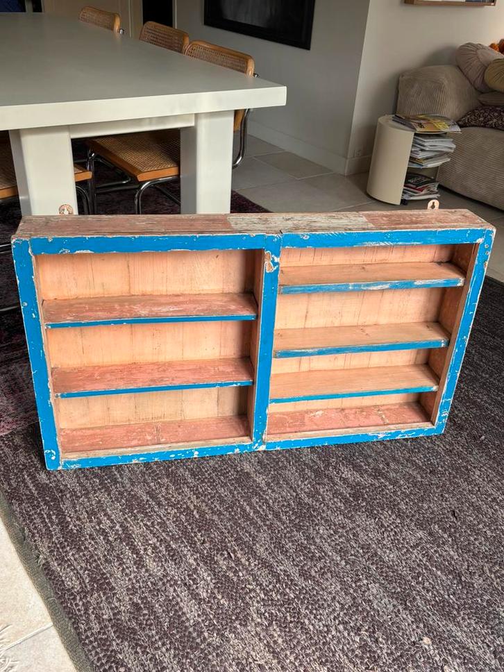 Vintage Indiase boekenplank, Huis en Inrichting, Woonaccessoires | Etagères, Gebruikt, Ophalen