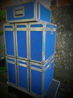 7 x Flightcase blauw 440 x 200 x 460, Musique & Instruments, Boîtiers & Valises, Autres instruments, Enlèvement, Utilisé, Flight case