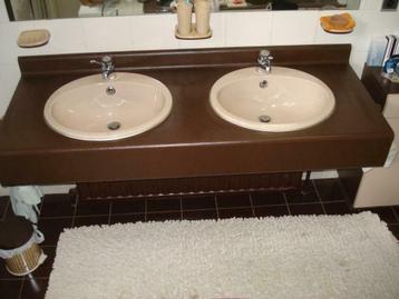 Meubles de salle de bain (petit commerce), Lavabo ou Évier, Enlèvement ou Envoi, 150 à 200 cm, Comme neuf