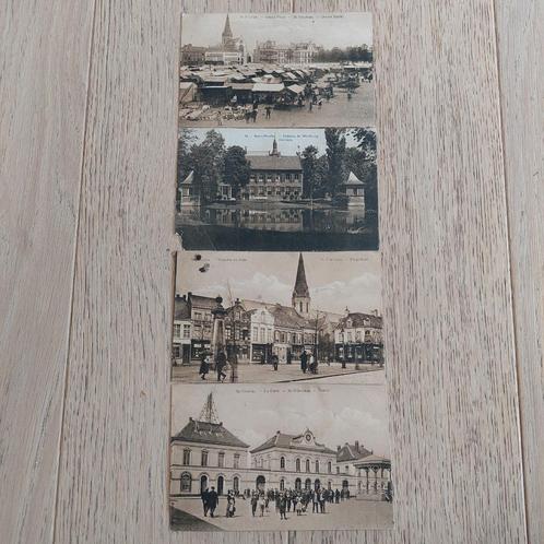 4 oude postkaarten Sint-Niklaas rond 1910, Verzamelen, Postkaarten | België, Ophalen of Verzenden