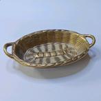 Panier à bol vintage en laiton antique, présentoir, plat déc, Antiquités & Art, Enlèvement ou Envoi