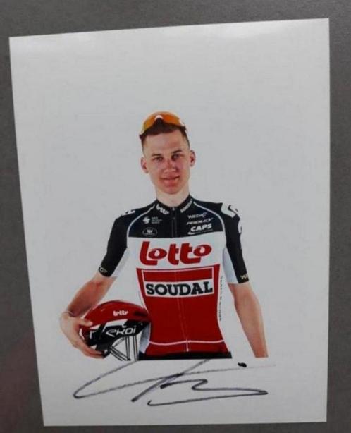 Gesigneerde foto van Tim Wellens., Sport en Fitness, Wielrennen, Nieuw, Verzenden