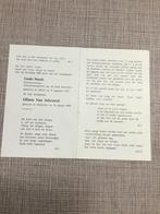 Zanger Louis Neefs deelnemer Eurosong 1959 verongelukt 1980, Collections, Envoi, Image pieuse