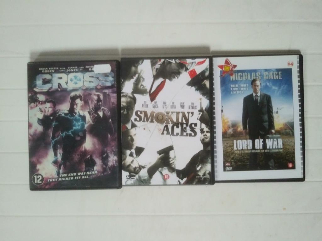 Cross, Smokin' Aces, Seigneur de la Guerre, CD & DVD, DVD | Action, Comme neuf, Action, À partir de 12 ans, Enlèvement ou Envoi