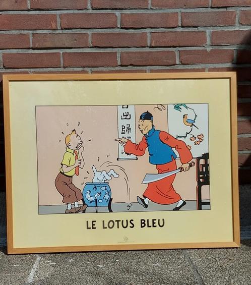 Stripposters ingelijst Kuifje en Robbedoes, Boeken, Stripverhalen, Zo goed als nieuw, Meerdere stripboeken, Ophalen