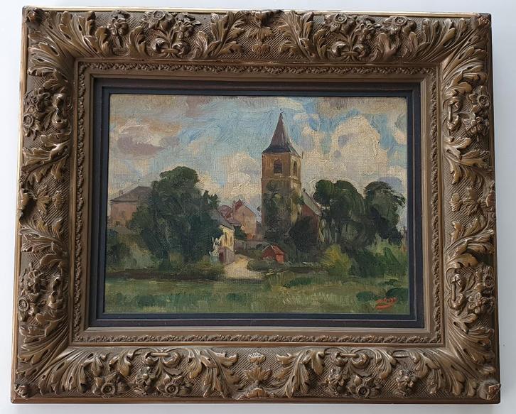 Eglise d'Ohain, Ovyn, René, Antiek en Kunst, Kunst | Schilderijen | Klassiek, Ophalen