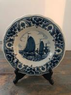 DELFT BLAUW KERAMIEK AARDEWERK ROND BORD STAANDER, Antiek en Kunst, Ophalen of Verzenden