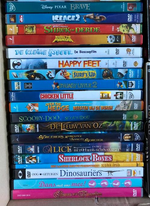 Set van 19 kinderfilms/ dvd’s (€2/dvd), Cd's en Dvd's, Dvd's | Tekenfilms en Animatie, Gebruikt, Ophalen of Verzenden