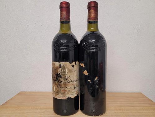 2x Château Giscours , Margaux GCC (35€/Fles), Verzamelen, Wijnen, Zo goed als nieuw, Rode wijn, Frankrijk, Vol, Ophalen