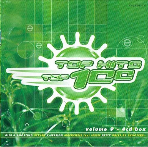 675 - TOP HITS - TOP 100 VOLUME 9 - 4CD/BOX - NIEUW, Cd's en Dvd's, Cd's | Dance en House, Nieuw in verpakking, Techno of Trance