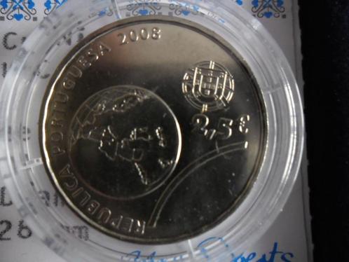 Geweldig 2,50€ Portugal 2008 XXIX J.O. Beijing + certificaat, Postzegels en Munten, Penningen en Medailles, Overige materialen
