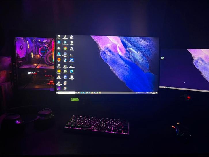 Gaming pc met randapparaturen, Computers en Software, Desktop Pc's, Gebruikt, SSD, 32 GB, Gaming, Ophalen