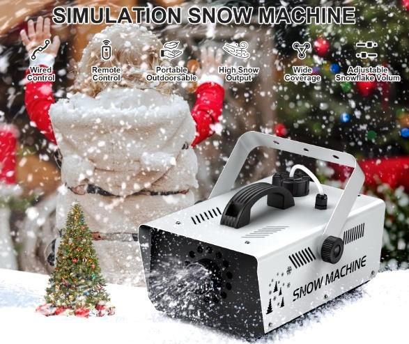 First Class 2500 W High Power Sneeuw Machine, Muziek en Instrumenten, Licht en Laser, Nieuw, Licht, Geluidgestuurd, Kleur, Stroboscoopeffect