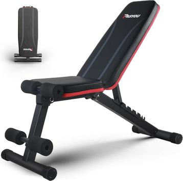 Banc de musculation pliable Pasyou LIVRAISON GRATUITE, Envoi, Neuf, Banc d'exercice