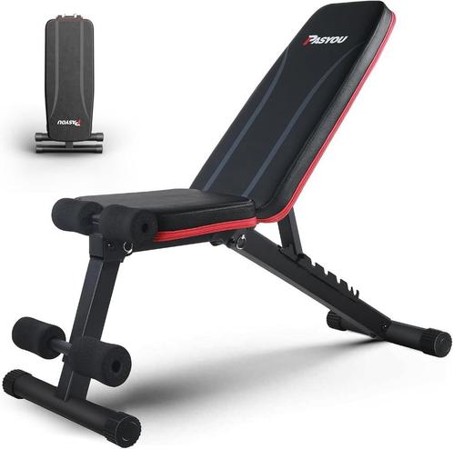 Pasyou Halterbank fitnessbank inklapbaar GRATIS LEVERING, Sport en Fitness, Fitnessmaterialen, Nieuw, Fitnessbank, Verzenden