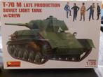 Miniart (35030): T-70M (late productie) met bemanning om 1:3, Overige merken, Tank, 1:32 tot 1:50, Ophalen of Verzenden