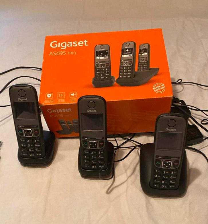 Draadloze telefoons met basisstation, Telecommunicatie, Vaste telefoons | Handsets en Draadloos, Zo goed als nieuw, Ophalen