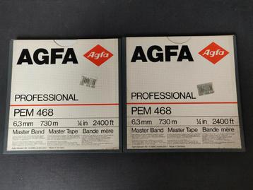 Bandes Agfa PEM468 6,3mm 730m beschikbaar voor biedingen