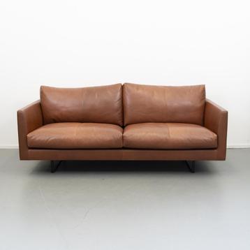 1x Montis Axel Bank 3,5-zits/218cm Rancho Leder - Castanya beschikbaar voor biedingen
