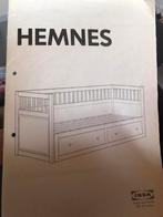 Lit Hemnes IKEA 1-2 personnes, Maison & Meubles, Chambre à coucher | Lits, Autres dimensions, Réglable, Noir, Autres dimensions