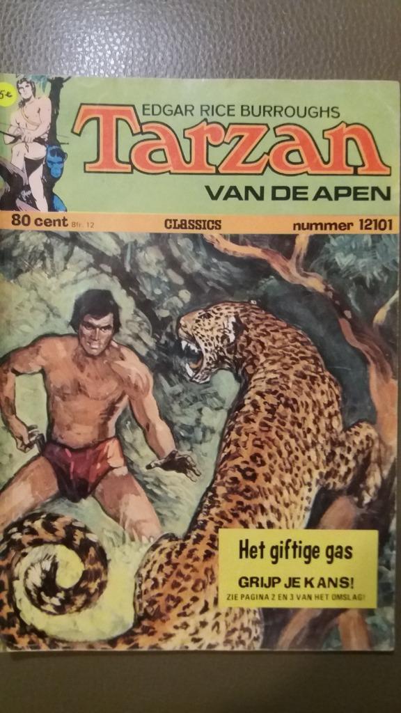Tarzan van de apen / Nrs. 12.101 + 12.107 (1971), Boeken, Strips | Comics, Gelezen, Meerdere comics, Europa, Ophalen of Verzenden