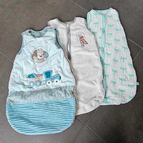 3 slaapzakken 60cm (T1), Kinderen en Baby's, Dekens, Slaapzakjes en Inbakerproducten, Gebruikt, Slaapzak, Minder dan 70 cm, Ophalen of Verzenden