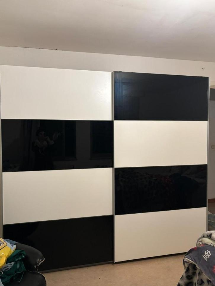 Kleerkast, Huis en Inrichting, Kasten | Kleerkasten, Zo goed als nieuw, 200 cm of meer, 200 cm of meer, 50 tot 75 cm, Met lade(s)
