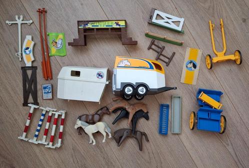 PLAYMOBIL lot munten met als thema PAARDENSTAL, Kinderen en Baby's, Speelgoed | Playmobil, Gebruikt, Complete set, Ophalen of Verzenden