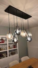 Hanglamp met 7 lampen smoked, Ophalen, Zo goed als nieuw