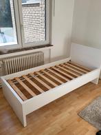 Lit en bois massif + sommier, Maison & Meubles, 90 cm, Enlèvement, 200 cm, Une personne