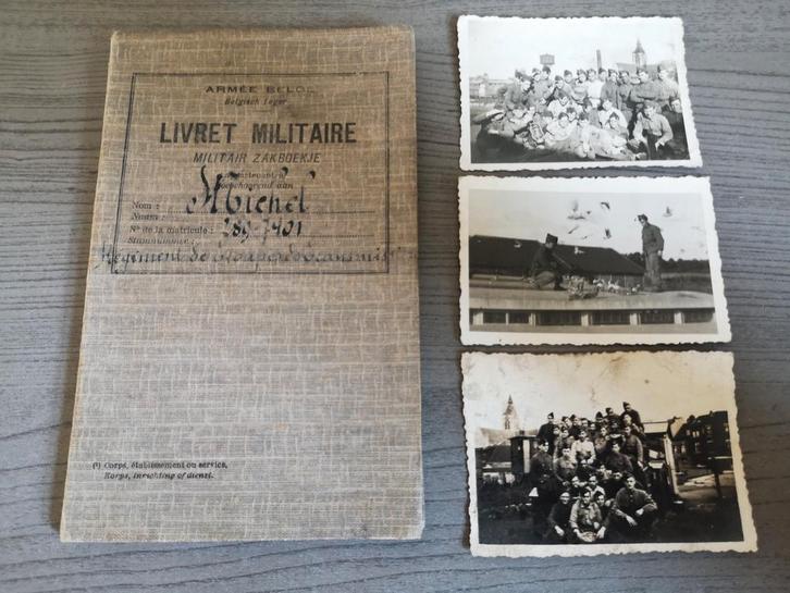 Militair zakboekje ABBL Belgisch Leger + 3 foto's Postduiven, Verzamelen, Militaria | Algemeen, Ophalen of Verzenden