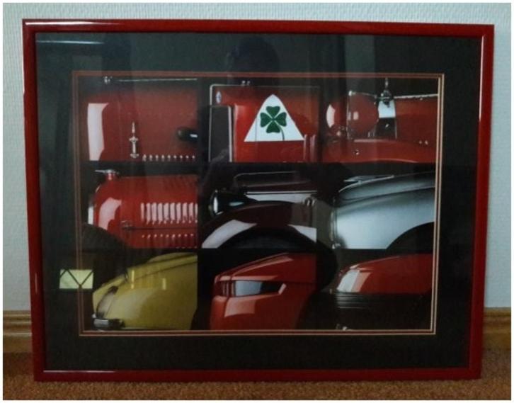 Reeks van 6 ALFA ROMEO kunstdrukken, Verzamelen, Automerken, Motoren en Formule 1, Nieuw, Auto's, Ophalen