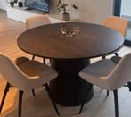Eetkamer tafel - Donkerbruin hout, Huis en Inrichting, Ophalen, Zo goed als nieuw