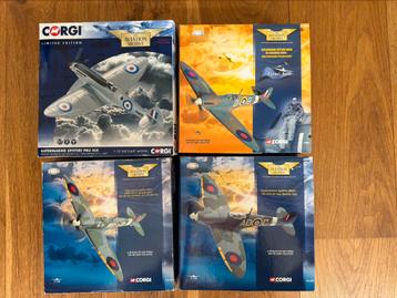 Collection of 1/72 diecast corgi Spitfires schaalmodel beschikbaar voor biedingen