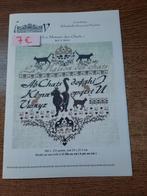 Motifs de broderie originaux - sabelle Haccourt Vautier - 1, Hobby en Vrije tijd, Ophalen of Verzenden, Zo goed als nieuw, Handborduren