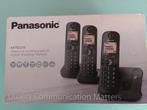 3 Panasonic draadloze telefoons, Telecommunicatie, Vaste telefoons | Handsets en Draadloos, Ophalen of Verzenden, 3 handsets